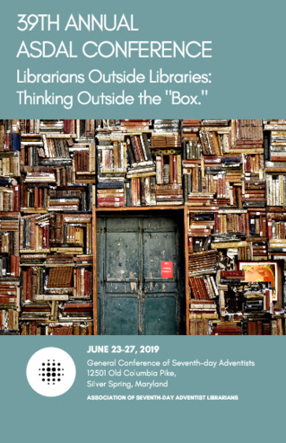 39th Annual ASDAL Conference. Librarians Outside Libraries: Thinking Outside the Box Thumbnail